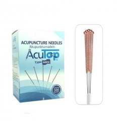 AcuTop akupunkturní jehly, typ 5CC, 0,18 x 13 mm, 500 kusů