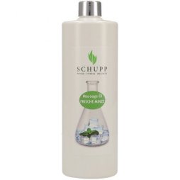 Masážny olej čerstvá mäta - 500 ml + dávkovač