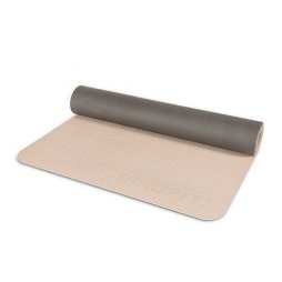 PINOFIT® Cvičebná podložka pre jogu, teplá šedá, 183 x 61 x 0,4 cm