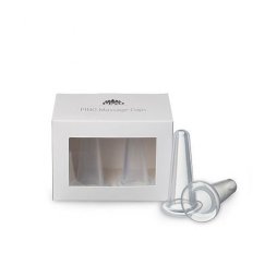 Masážní silikonové baňky - 2 kusy, průměr 3,5 cm