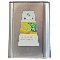 Aromatický masážny olej, Citrusy Rozmarín (Active),2500 ml