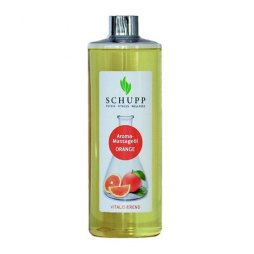 Aromatický masážní olej, Pomeranč, 500 ml + dávkovač