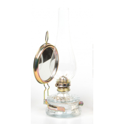 Petrolejová lampa zrcadlová s cylindrem 147/8"