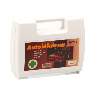 Autolékárnička velikost I. – kufřík bílý 206/2018 Sb.