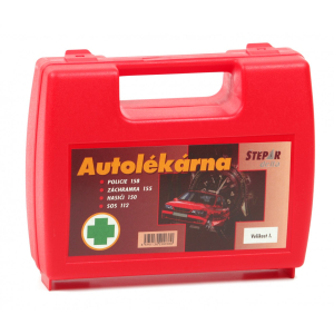 Autolékárnička velikost I. – kufřík červený 206/2018 Sb.