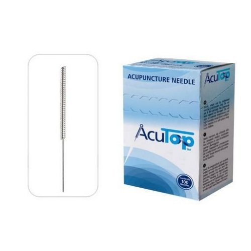 AcuTop akupunkturní jehly, typ KB, 0,25 x 30 mm, 100 kusů 