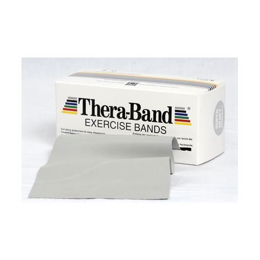 Thera-Band, stříbrná, super silná zátěž, 5,5 m 