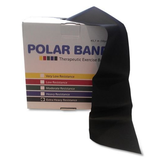 Torf Band Latex Free, černá - extra silná zátěž, 45,7 m 