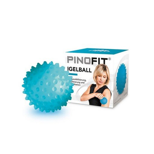 PINOFIT® piłka do masażu - jeż, niebieska, 7 cm 