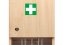 Nástěnná lékárnička dřevěná prázdná 40x31x17 cm