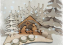 Vianočný Betlém drevený 35 cm