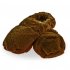 Mikrohullámú sütő papucs, M méretű, barna