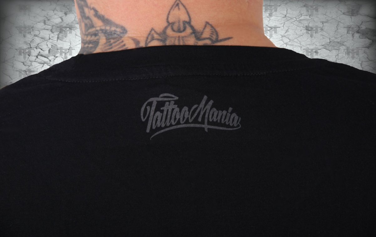 Tattoo triko motiv TM černé.