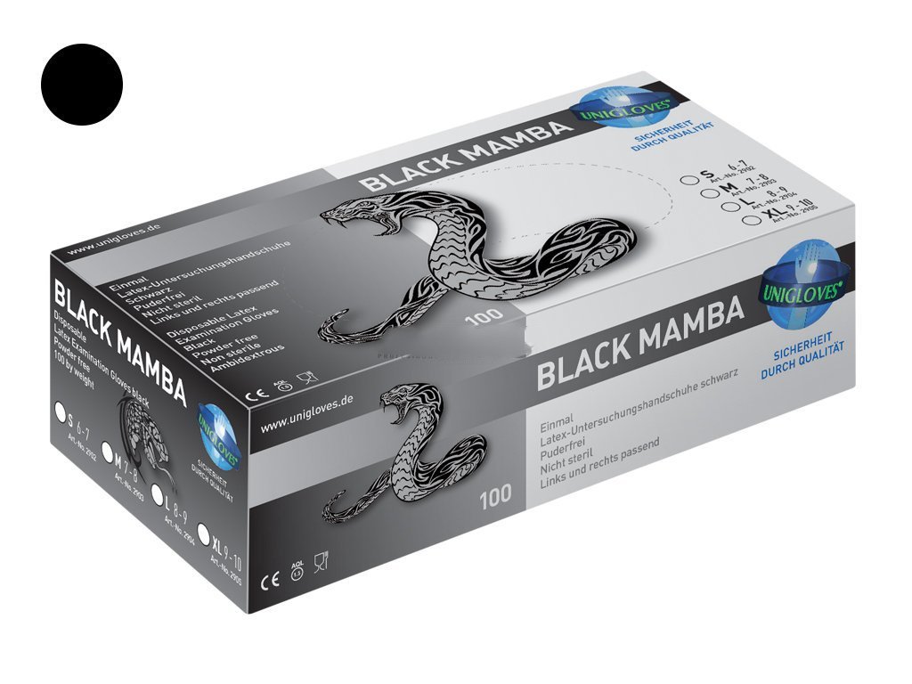 Black Mamba - Latexové rukavice