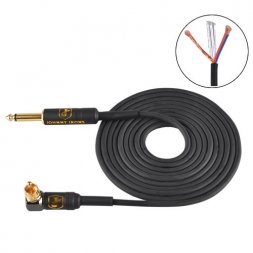 Tetovací kabel JOHNNY IRONS Right Angled RCA Clipcord
