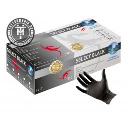 UNIGLOVES SELECT BLACK LATEXOVÉ RUKAVICE