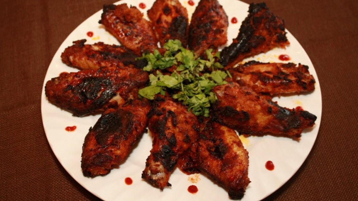 Double carolina reaper kuřecí křidýlka