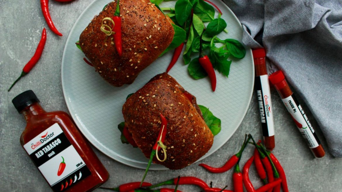 Chilli fazolové burgery