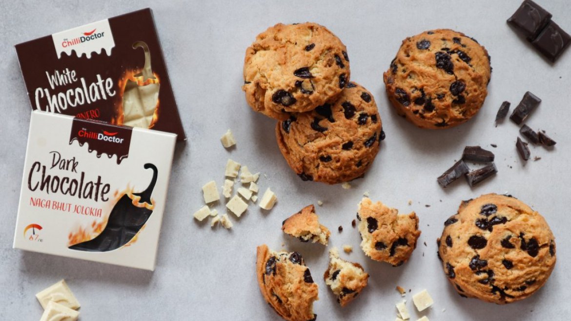 Cookies s chilli čokoládou
