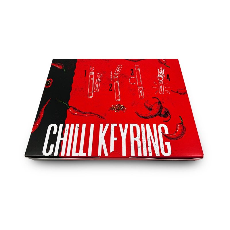 Chilli Keyring - box s nerezovou kľúčenkou