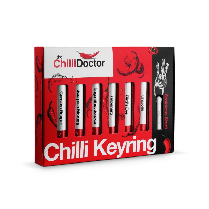 Chilli Keyring - box s nerezovou klíčenkou