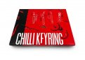 Chilli Keyring - pudełko z brelokiem ze stali nierdzewnej
