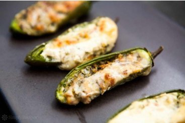 Zapečené plněné jalapeños