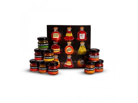 Ochutnávková sada 9x chilli mash