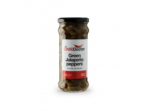 Nakladané Green Jalapeño chilli papričky, krájané 330 g 