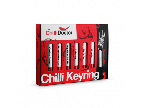 Chilli Keyring - box s nerezovou kľúčenkou 