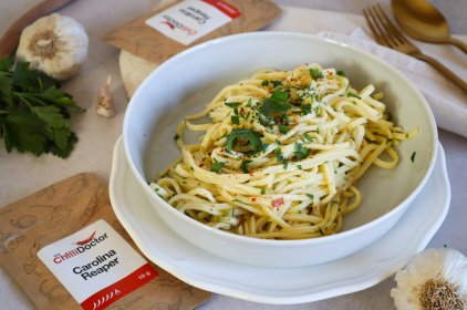 Spaghetti aglio olio peperoncino