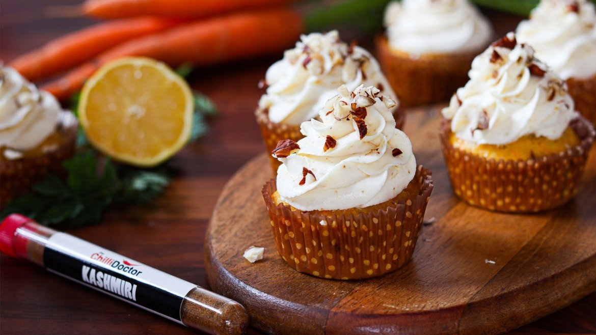 Mrkvový cupcakes
