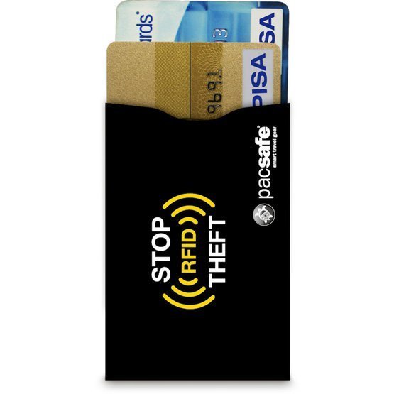 peněženka RFIDSLEEVE 25 (2 PACK) black
