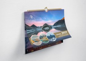 Kalendář Nový Zéland 2020 - formát A3