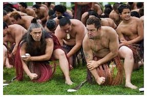 Maorové tančící Haku 