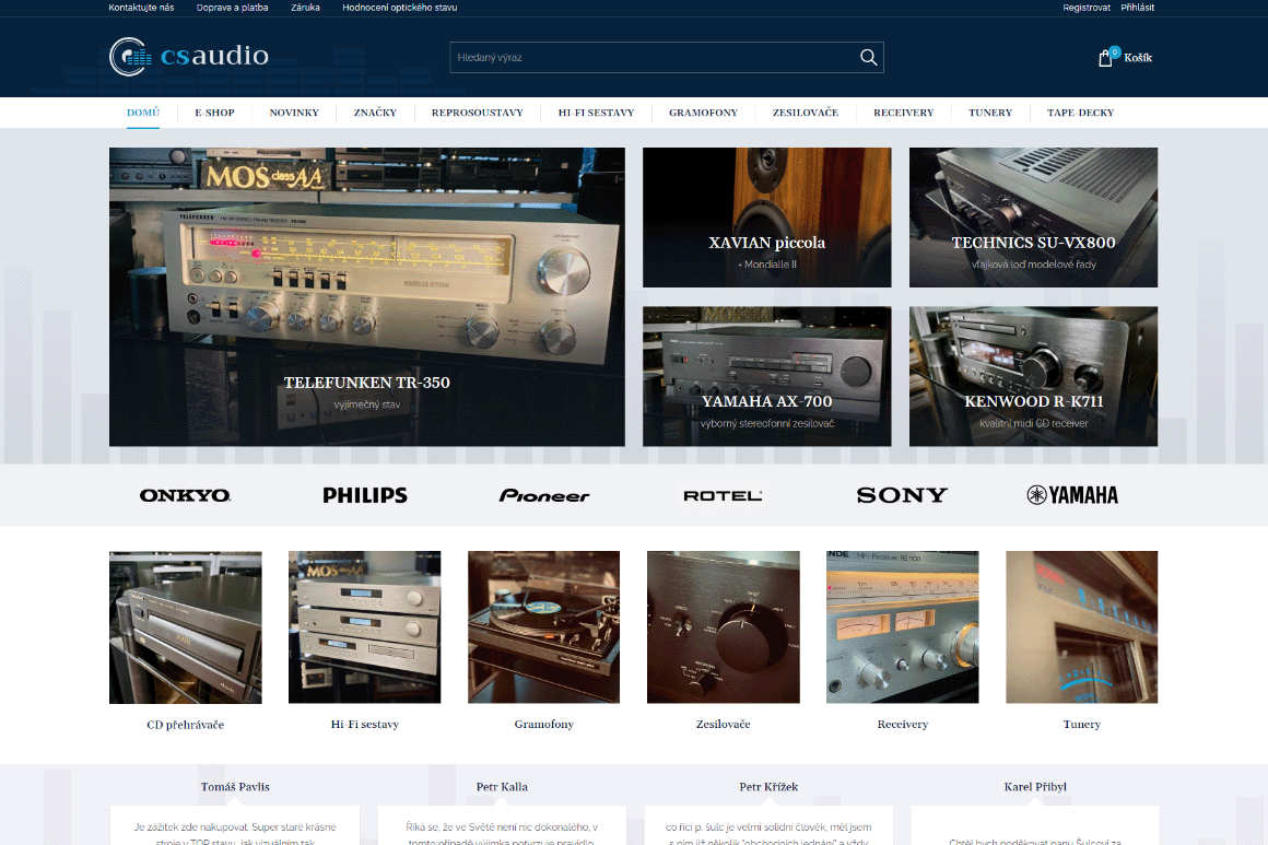 E-shop - csaudio.cz