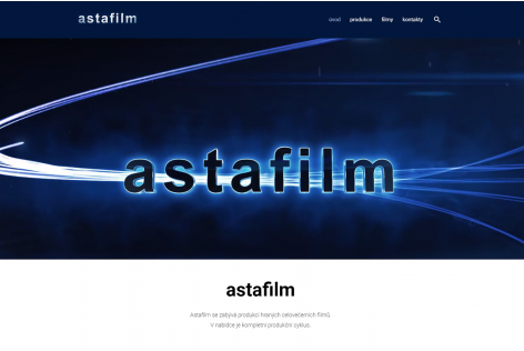 Webové stránky - Astafilm.cz