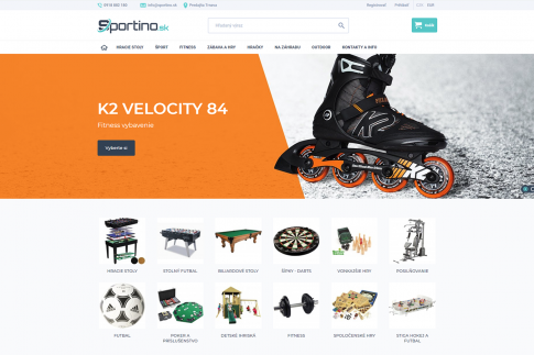 E-shop pro Slovensko - Sportino.sk