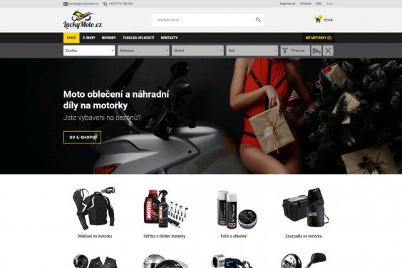 E-shop - LuckyMoto.cz