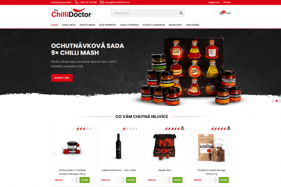 E-shop - theChilliDoctor.cz