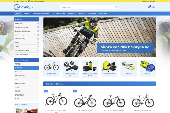 E-shop - Cykloseky.cz