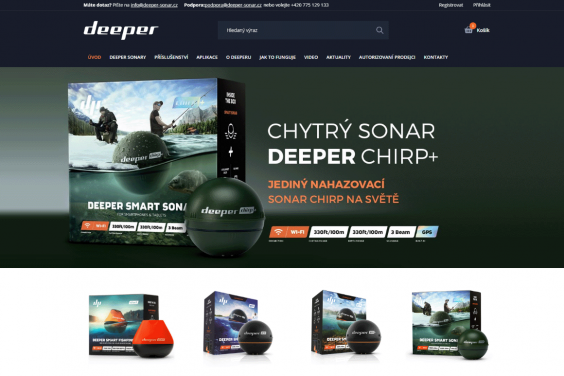 E-shop - Deeper-sonar.cz