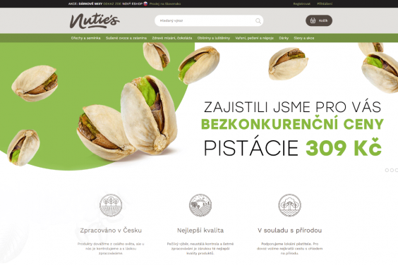 E-shop - Nuties.cz