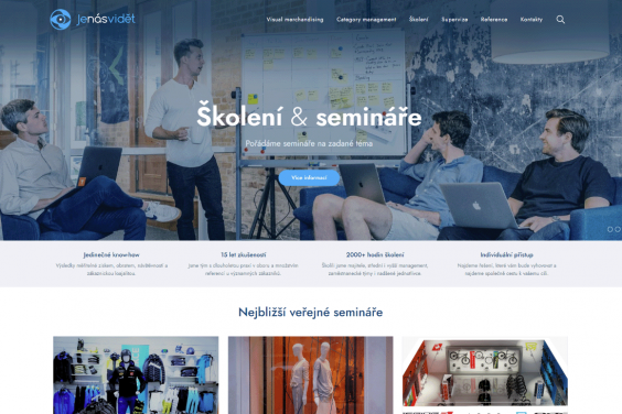 Webové stánky - JeNasVidet.cz