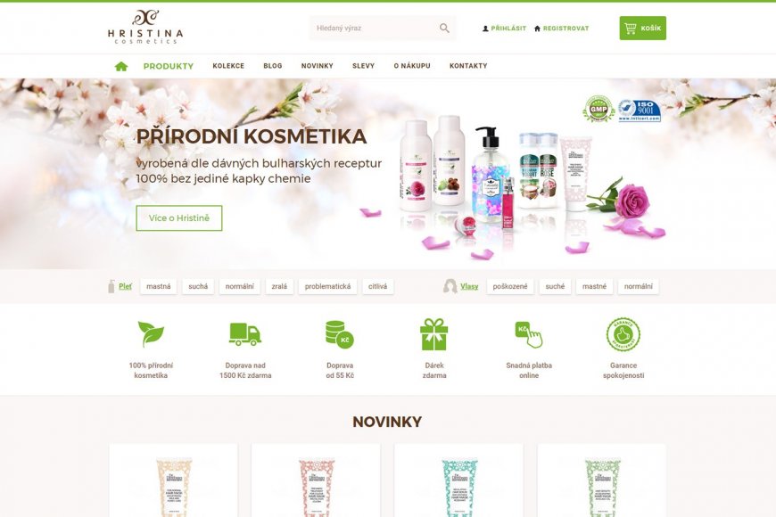 Mezinárodní e-shop - Hristina.cz