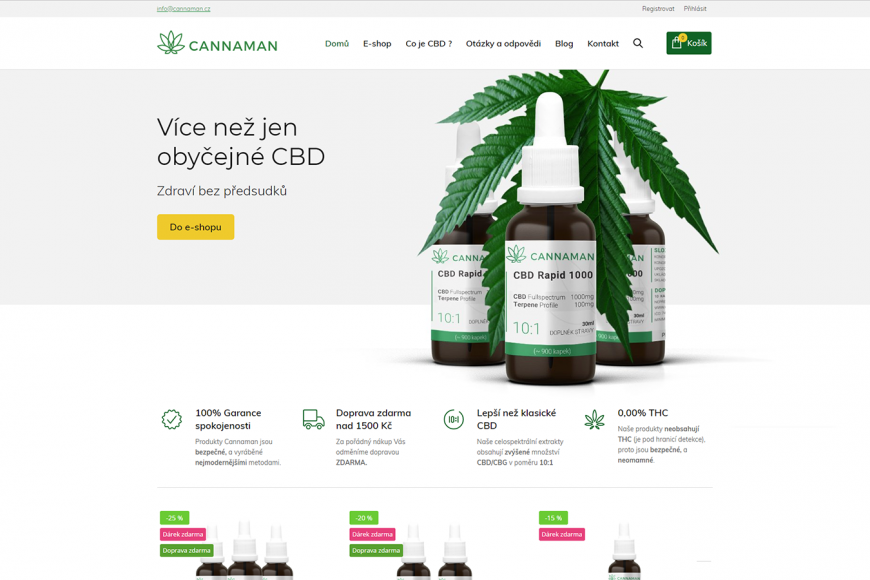 E-shop - Cannaman.cz