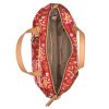 LiLiÓ Tulipwood S Handbag Carmine kompaktní květovaná kabelka 25,5x12x20 cm