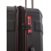 Travelite Vector 4w M cestovní kufr TSA 70 cm 79-91 l Black