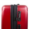 Mia Toro M1238 Usini L Burgundy cestovní kufr na 4 kolečkách TSA 77 cm 91-113 l