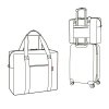 Reisenthel Mini Maxi Touringbag skládací cestovní taška 47,5 cm 40 l Dots